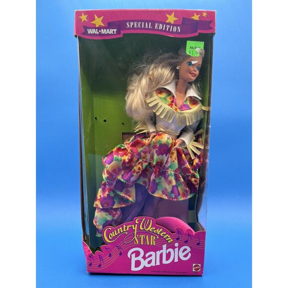 Barbie Country Western Star Colorful Vibrant Doll in Box Mattel 11646 - Picture 1 of 4